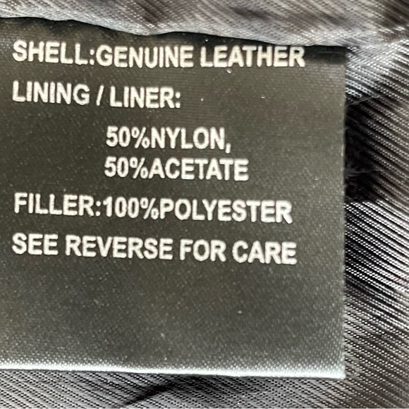 GUISEPPE leather Motorcycle black jacket - Picture 4 of 14